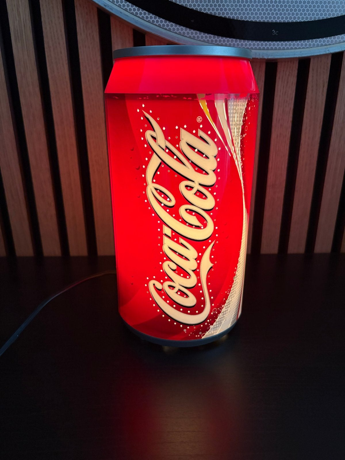 Roterende Coca-Cola lichtbak / reclamelamp, Verzenden, Zo goed als nieuw, Lichtbak of (neon) lamp