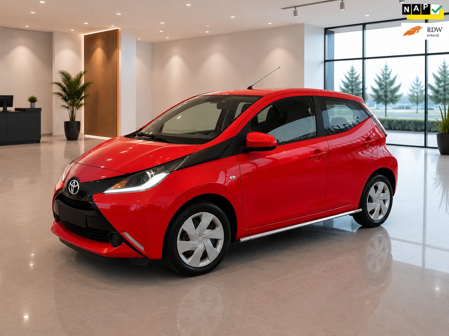 Toyota Aygo 1.0 5Drs NAP ( Netto prijs €4090 ) Cruise Cont, 4 stoelen, Origineel Nederlands, Bedrijf, Handgeschakeld