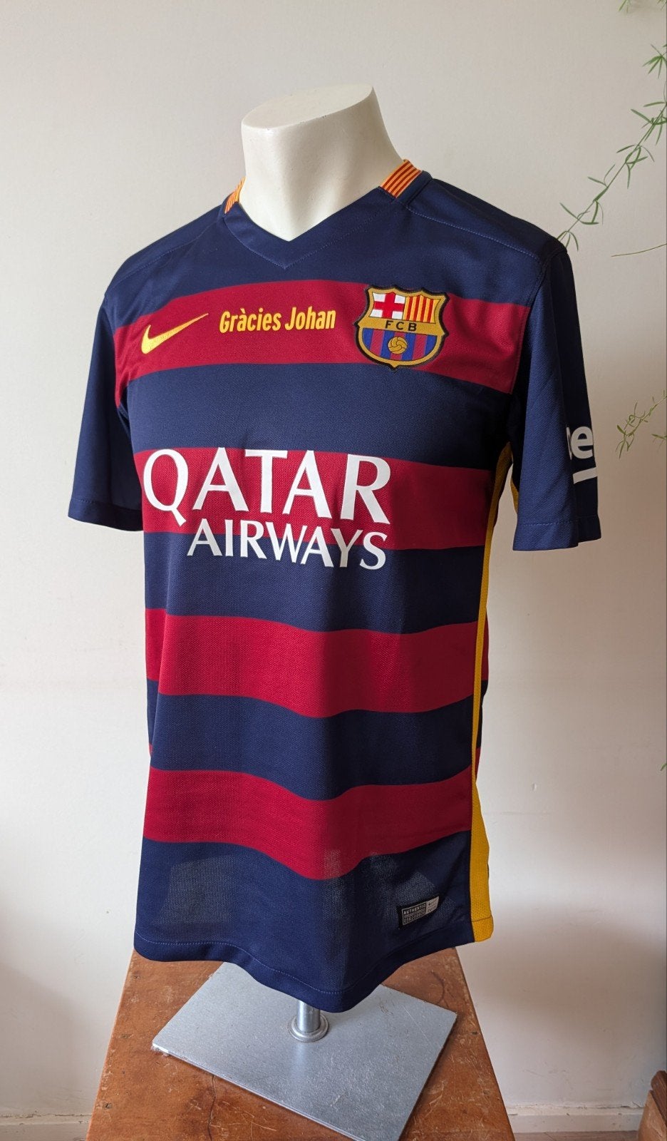 FC Barcelona Nike shirt 2016 – Gràcies Johan – Iniesta #8, Ophalen of Verzenden, Ajax, Shirt