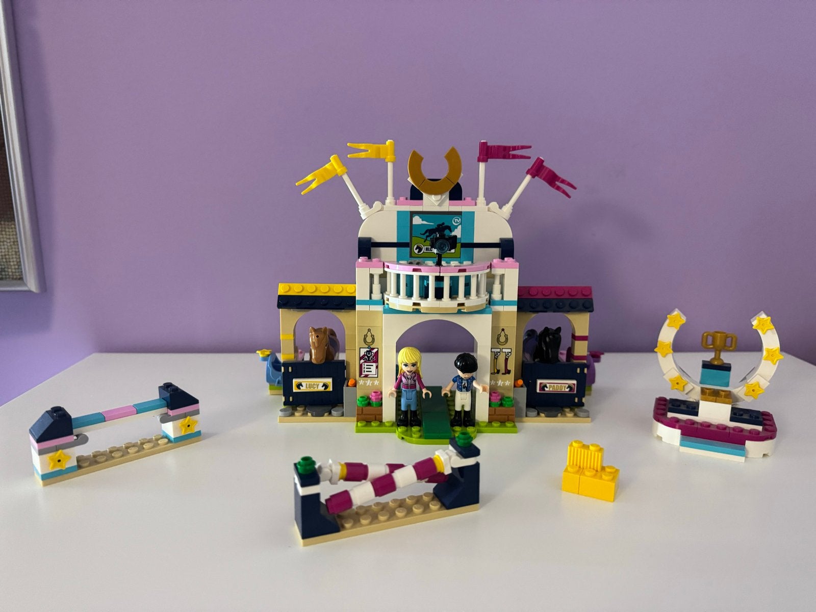 Lego Friends 41367 Stephanie's Paardrijden Show, Gebruikt, Lego, Overige typen, Friends