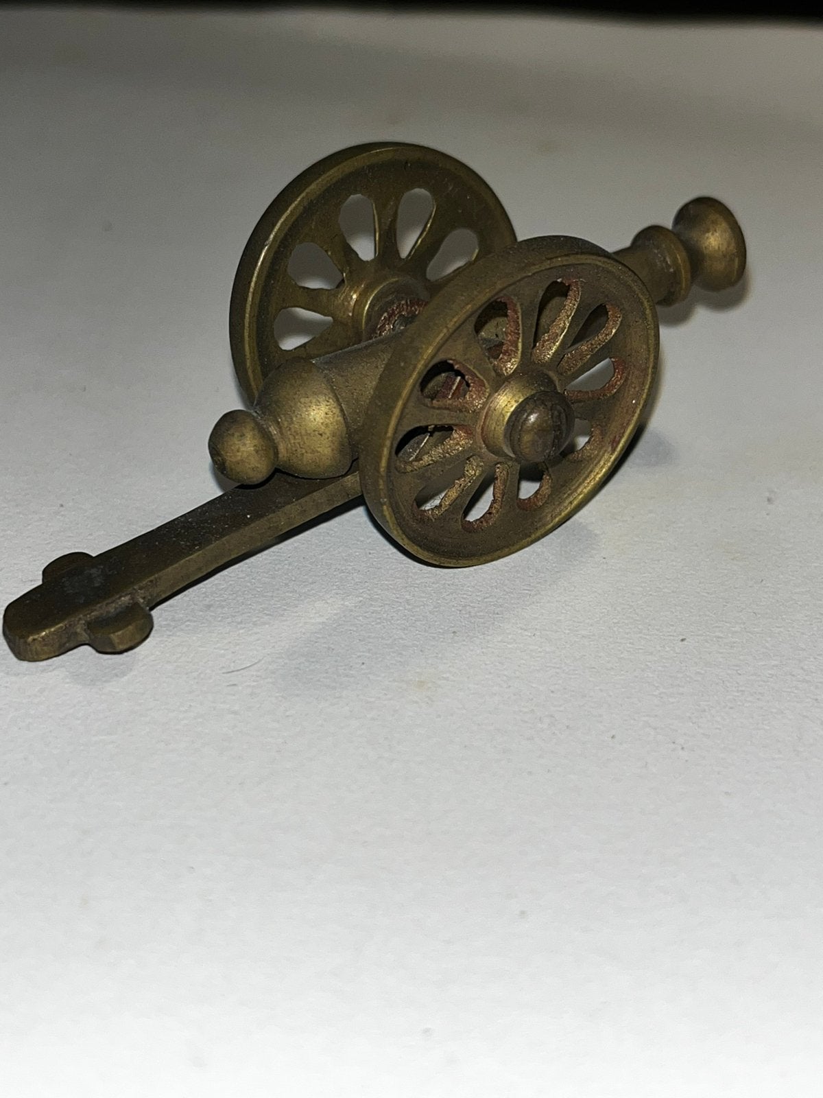 Antiek bronzen miniatuur kanon veldslag kazerne, poppenhuis, Antiek en Kunst, Antiek | Koper en Brons, Ophalen of Verzenden