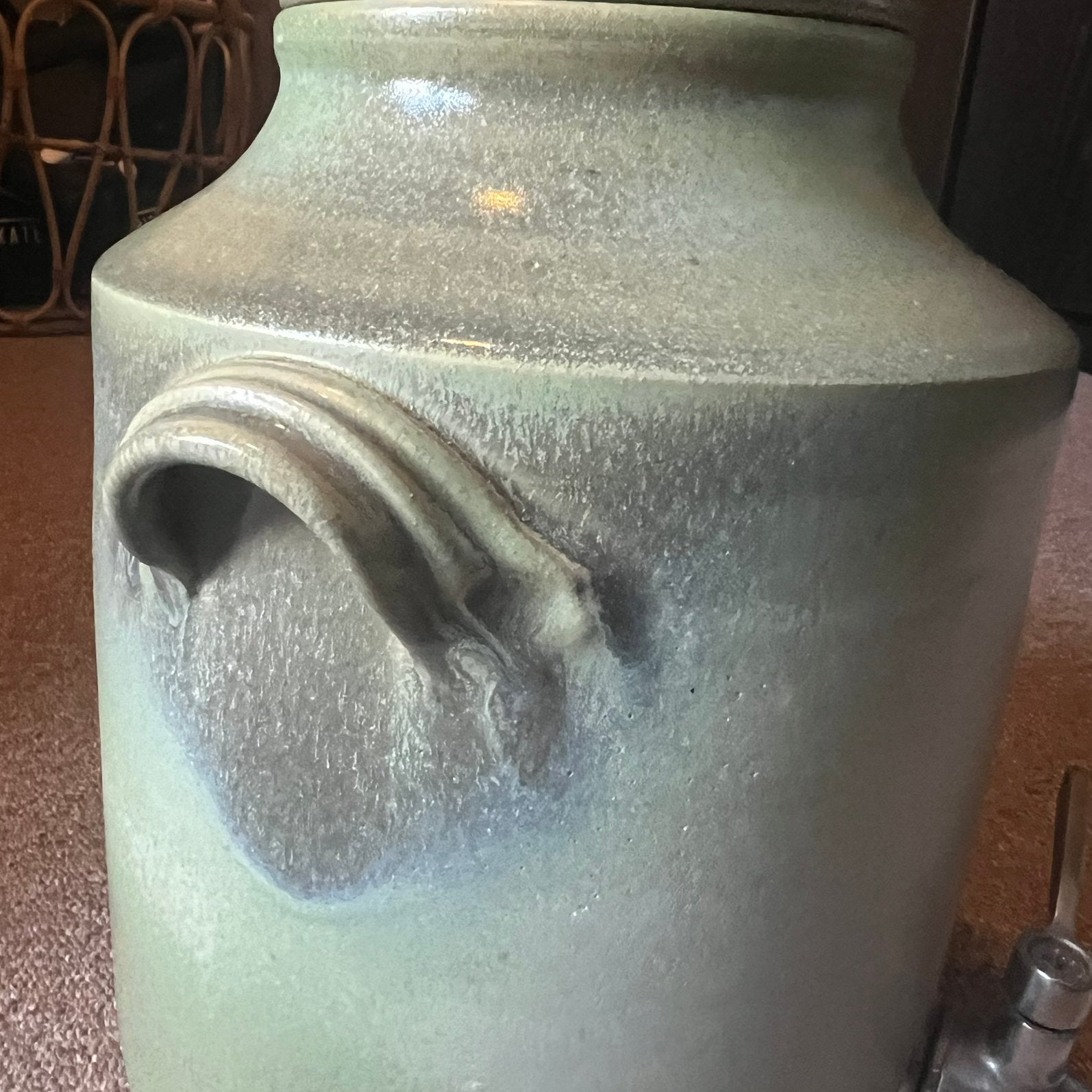 Azijnpot, Ophalen of Verzenden, Zo goed als nieuw, Overige materialen, Pot, Bus of Blik