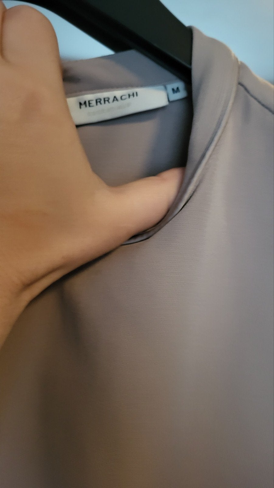 Merrachi Essential Jurk in Bone Kleur, Kleding | Dames, Jurken, Beige, Ophalen of Verzenden, Zo goed als nieuw, Merrachi