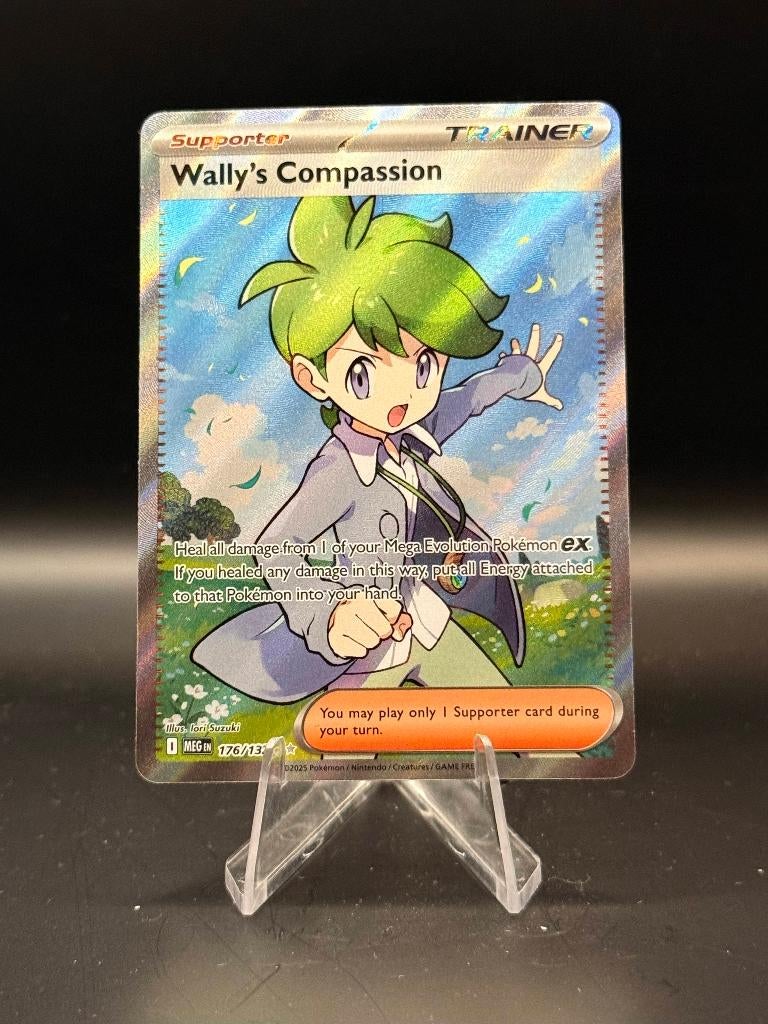 Wallys compassion	176/132	Engels	NM | Pokemon, Ophalen of Verzenden, Nieuw, Strip of Tekenfilm