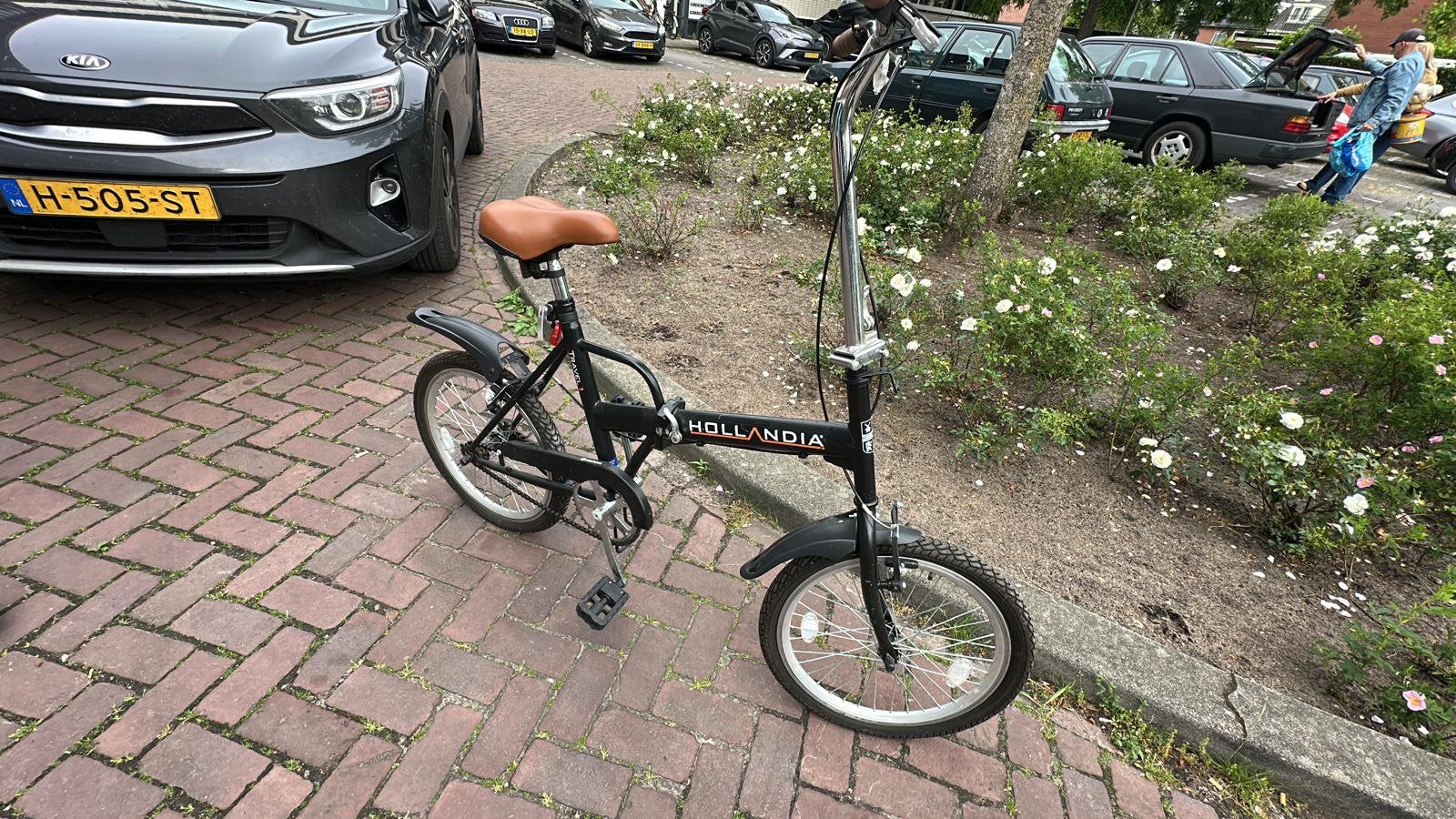 Hollandia Travel 1 Vouwfiets - Compact en Handig, 20 inch of meer, Gebruikt, Totaal opvouwbaar, Ophalen
