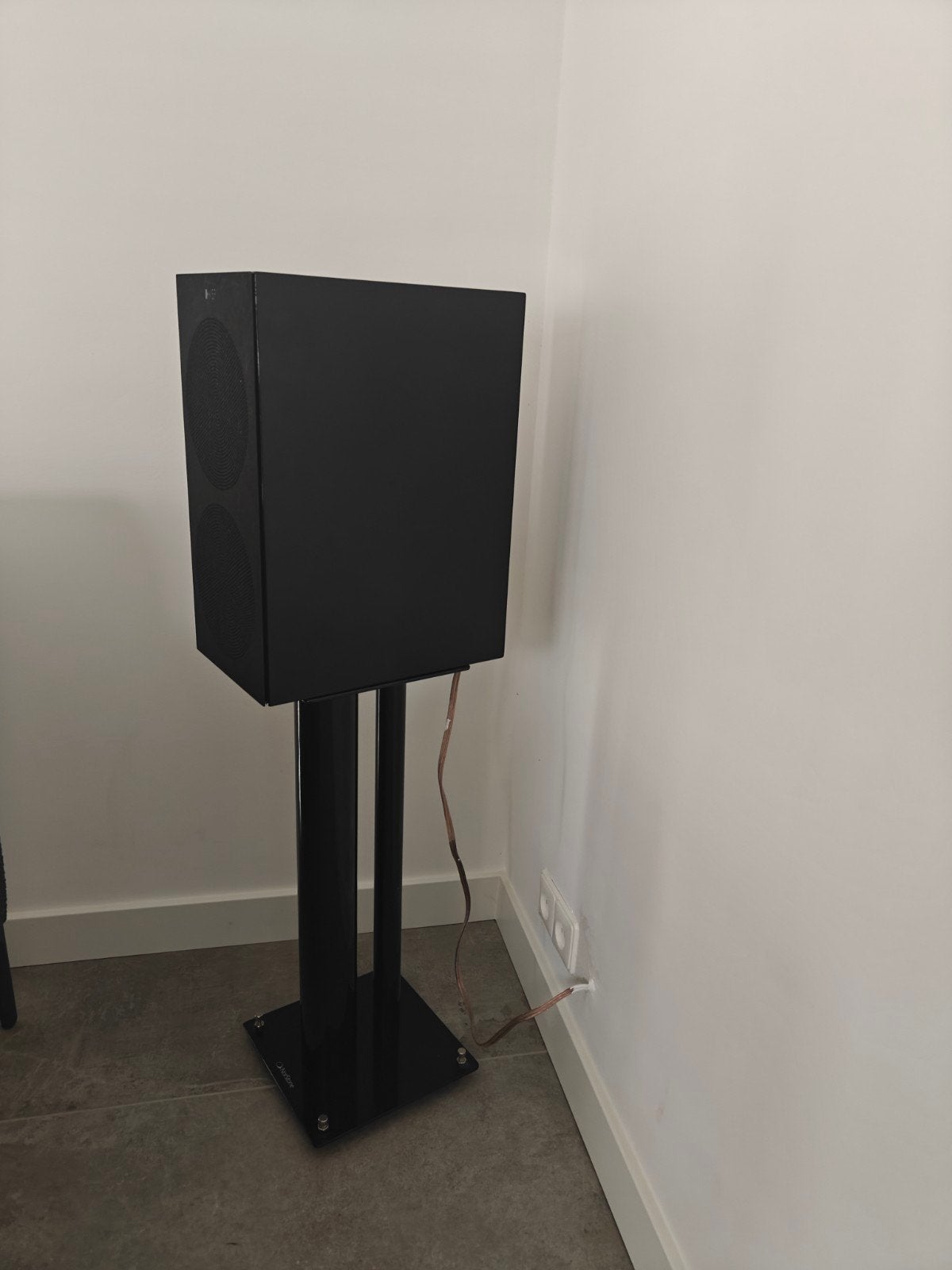 NorStone Speakerstandaard 60cm - Zwart 1 stuks, Ophalen, Nieuw, Overige merken