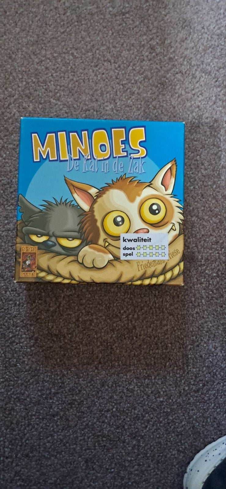 Minoes: De Kat in de Zak - Friedemann Friese Kaartspel, Hobby en Vrije tijd, Drie of vier spelers, Ophalen of Verzenden, Zo goed als nieuw