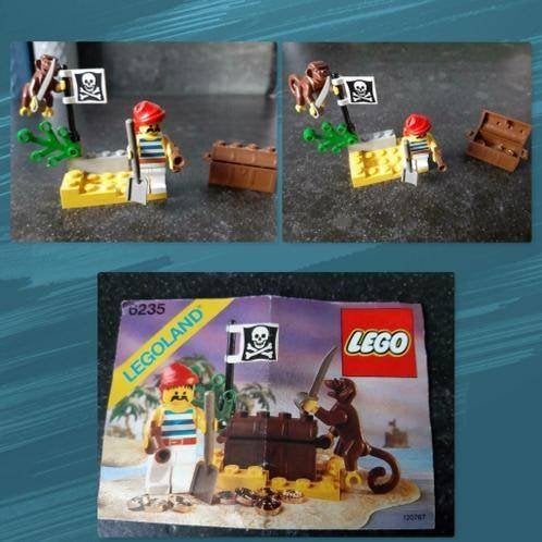 Lego buried treasure set 6235, Ophalen of Verzenden, Zo goed als nieuw, Complete set, Lego