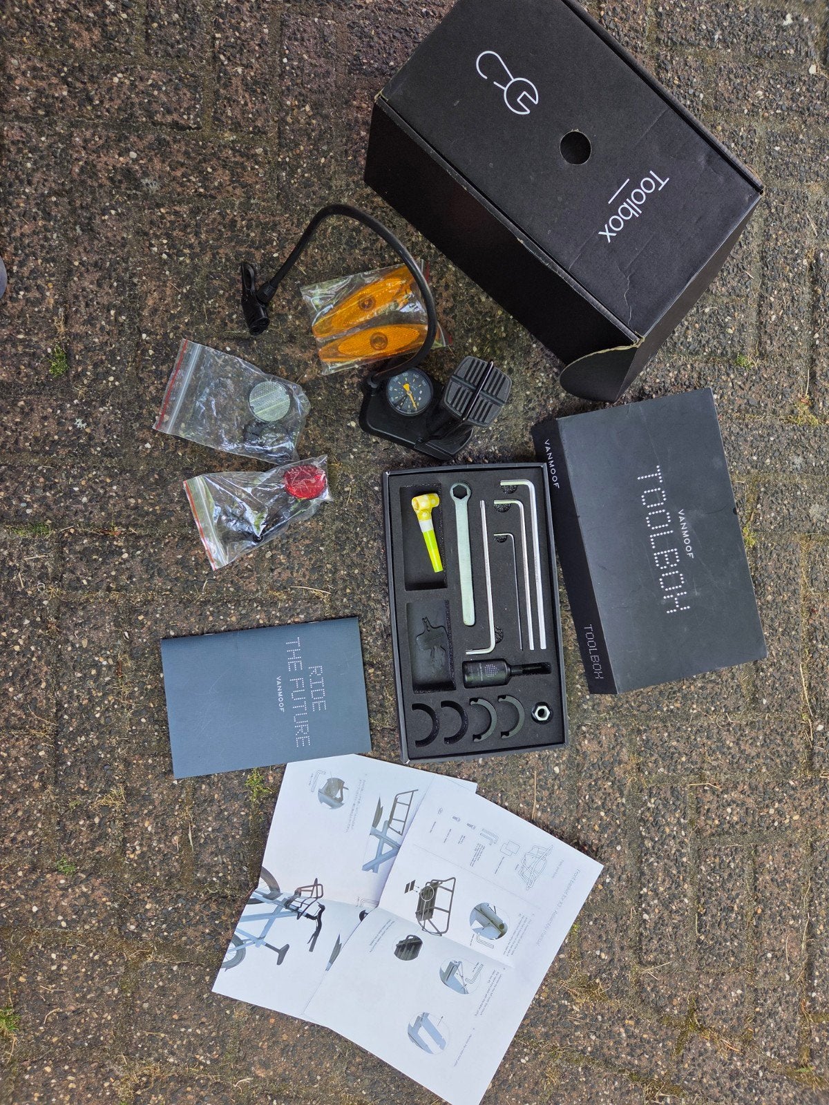 VANMOOF Toolbox / gereedschapset met pomp, Ophalen of Verzenden
