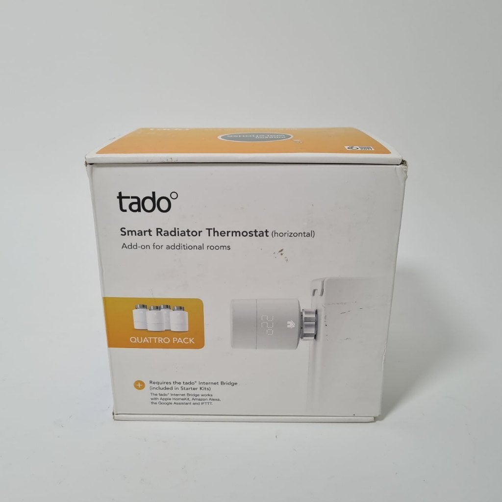 Tado Slimme Radiatorknop | Quattro Pack (4 stuks), Ophalen of Verzenden, Nieuw