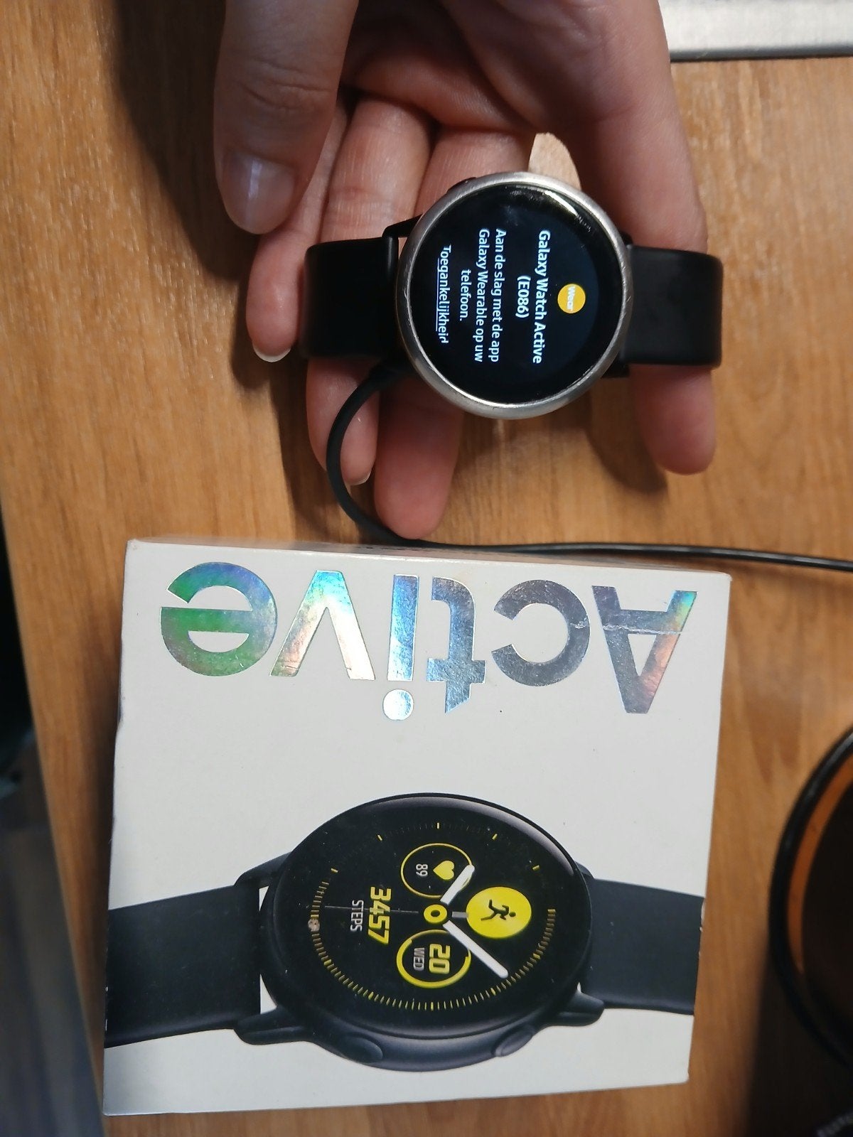 Samsung galaxy watch active, Ophalen of Verzenden, Zwart, Android, SAMSUNG