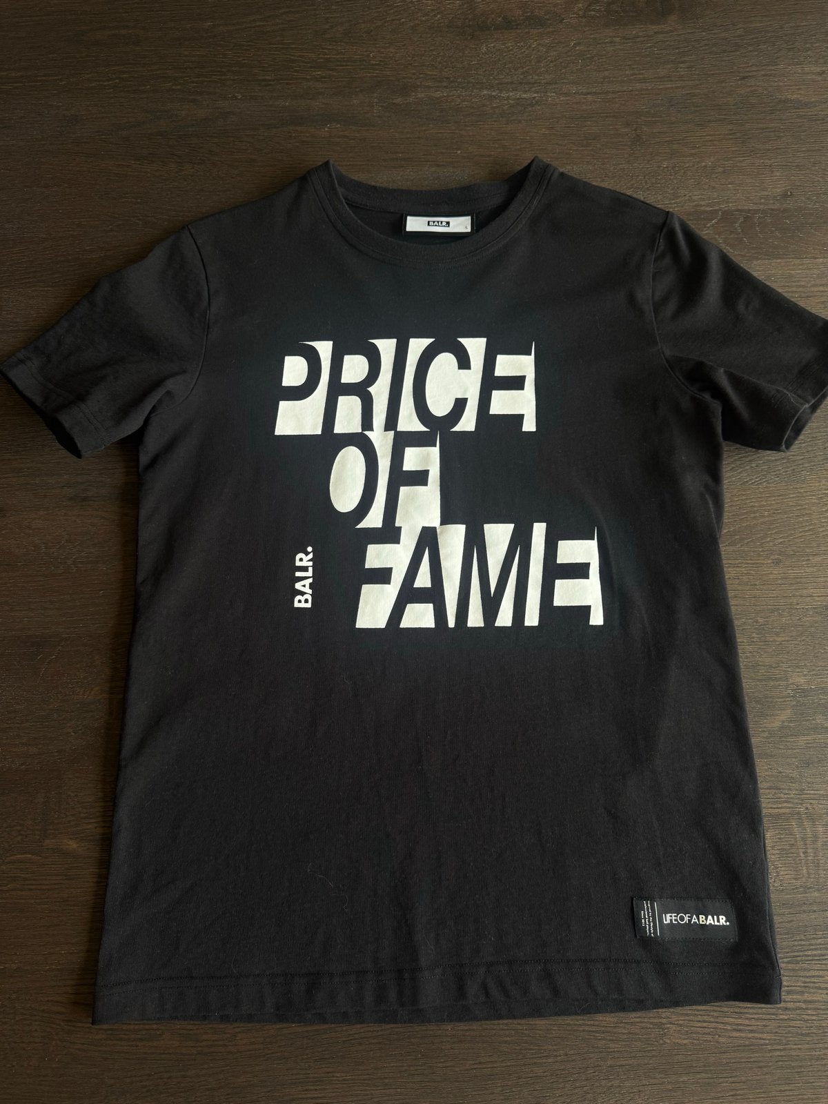 BALR. T-shirt zwart - Maat S, Verzenden, Zo goed als nieuw, Maat 46 (S) of kleiner, Zwart