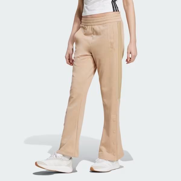 Adidas 3-Stripes Iconische Snap Track Pants Maat M, Maat 38/40 (M), Beige, Nieuw, Ophalen of Verzenden
