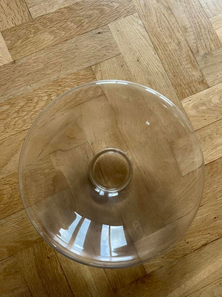 Elegante dubbelwandige glazen fruitschaal, Ophalen