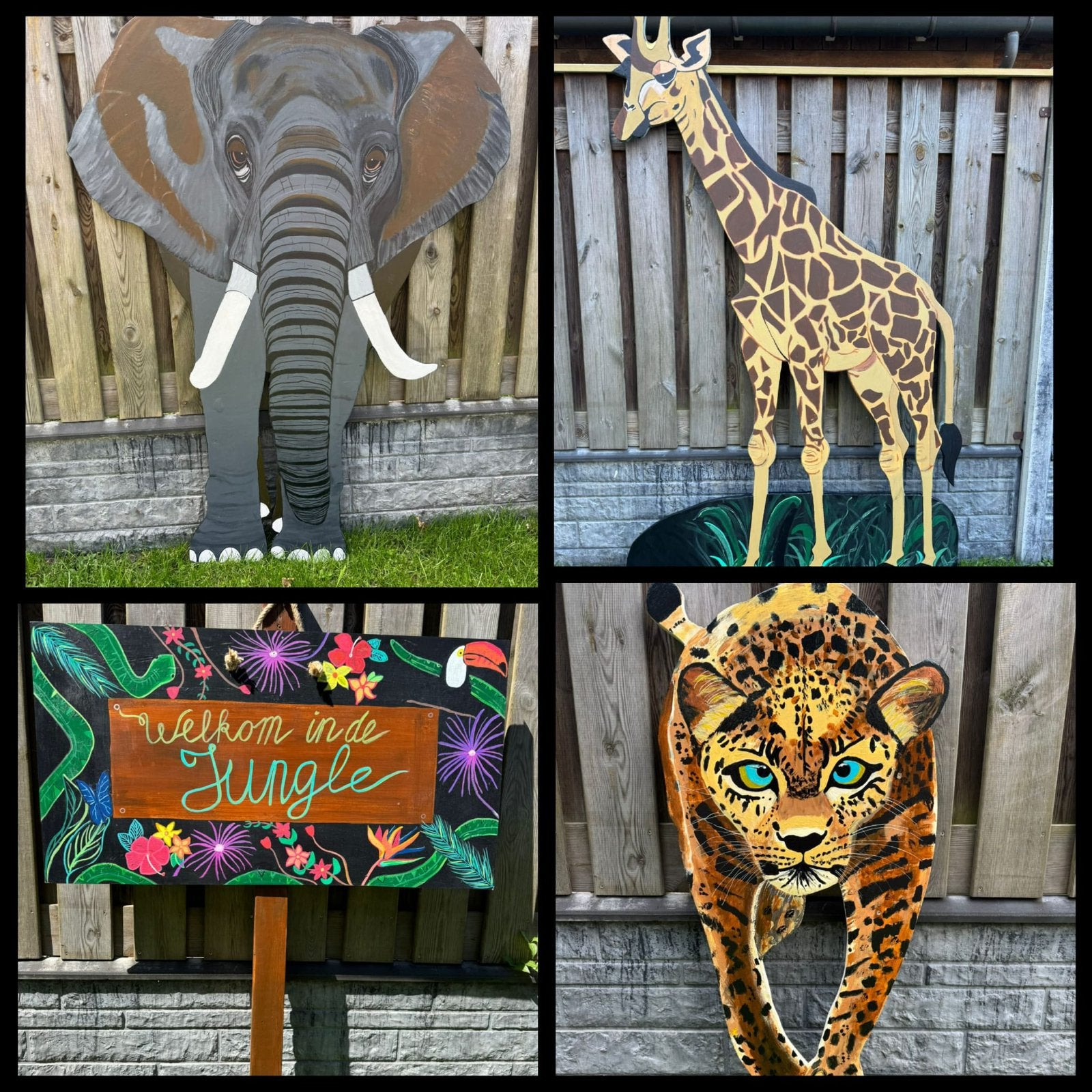 Straatversiering Thema Jungle Te Huur, Ophalen