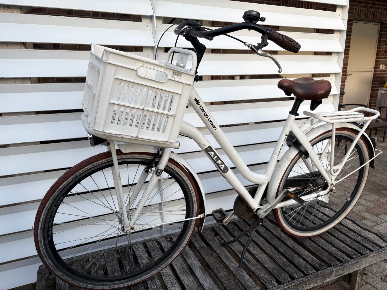 Alfa Dames transport fiets 28”, Terugtraprem, Gebruikt, Versnellingen, Ophalen