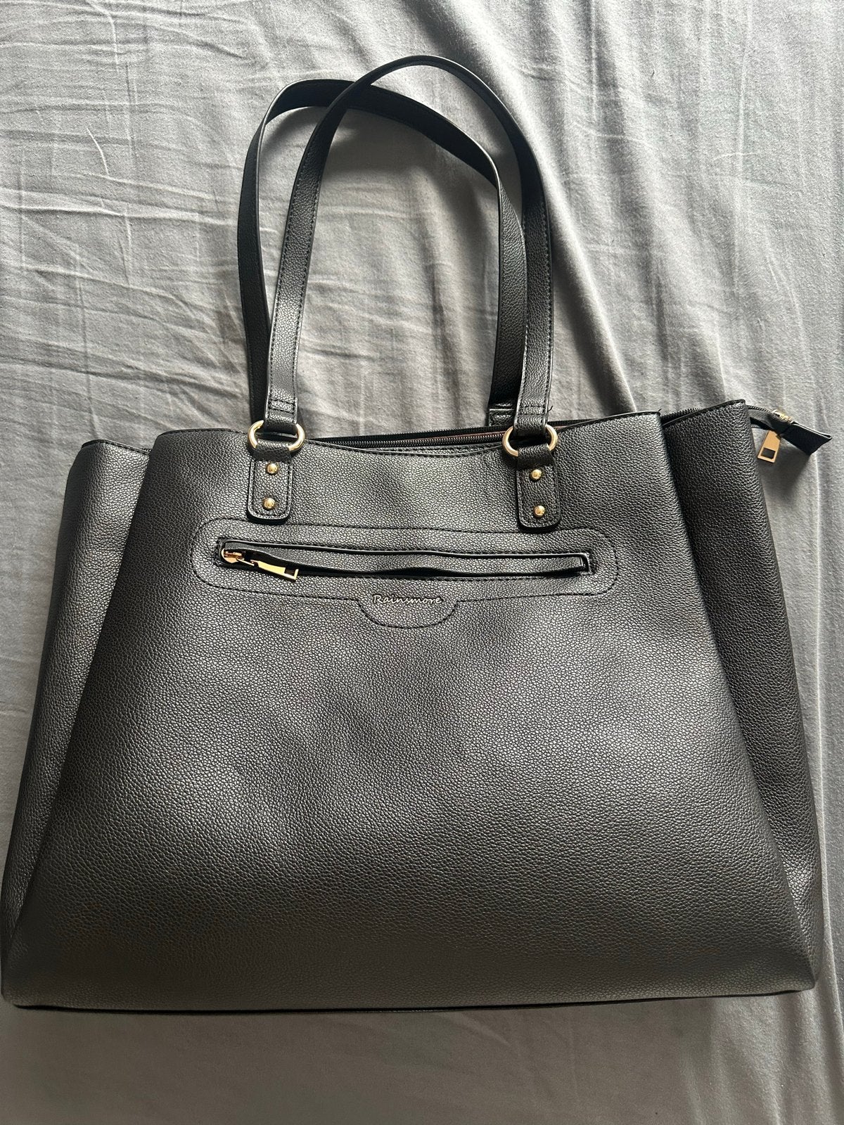 Stijlvolle Zwarte Laptoptas - Perfect voor Werk & Studie, Gevoerd laptopvak, 15 inch, Ophalen of Verzenden, Zo goed als nieuw