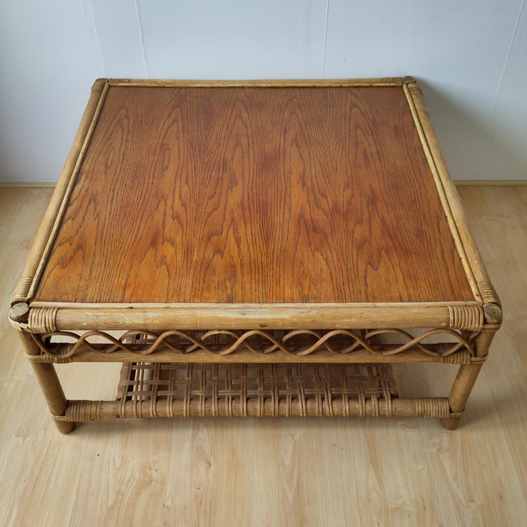 Rotan bamboe Rohe Noordwolde salontafel, Ophalen, Huis en Inrichting