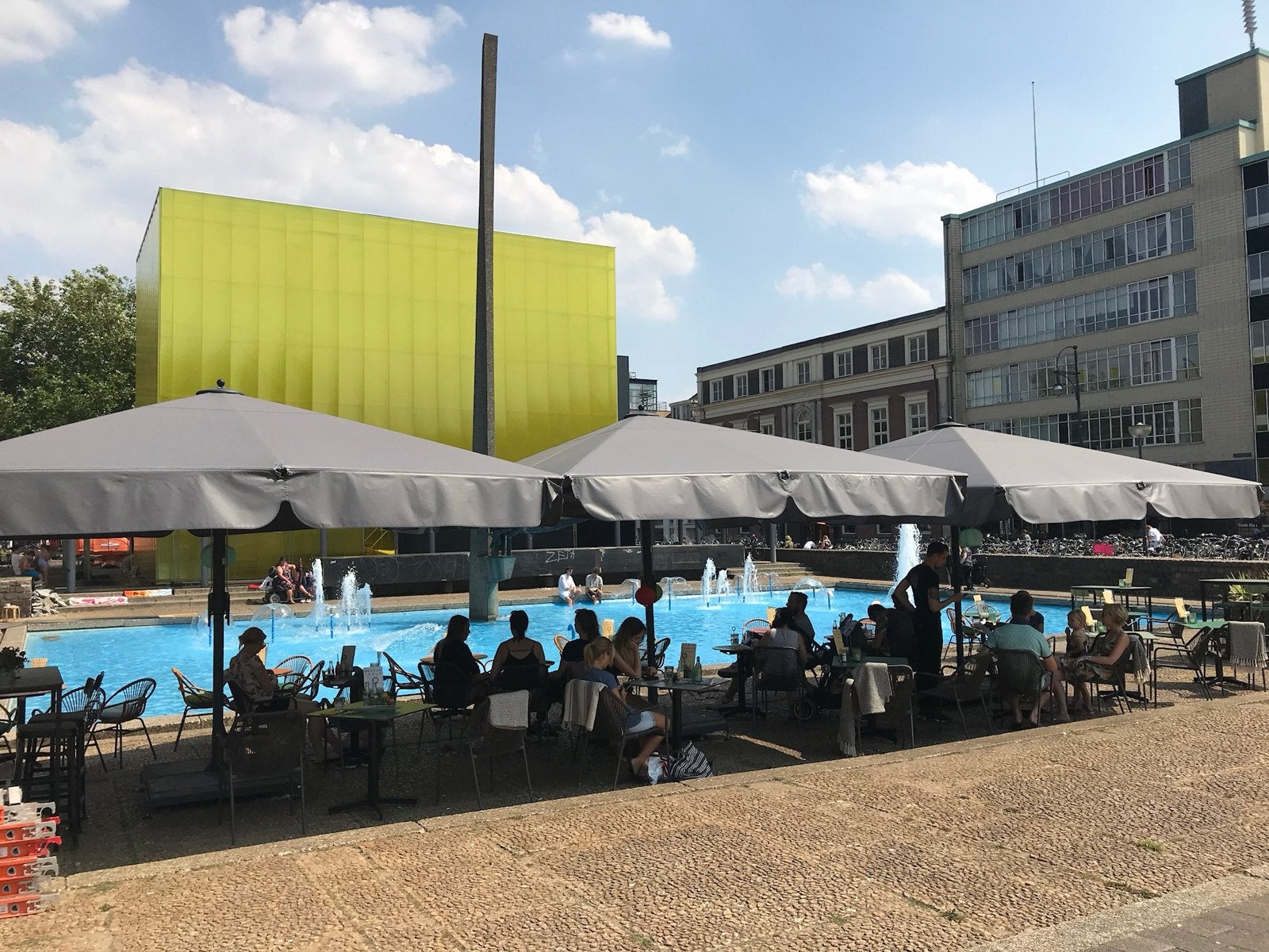 VeDamco professionele parasols voor horeca en tuin, Kantelbaar, Nieuw, Ophalen of Verzenden, Stokparasol