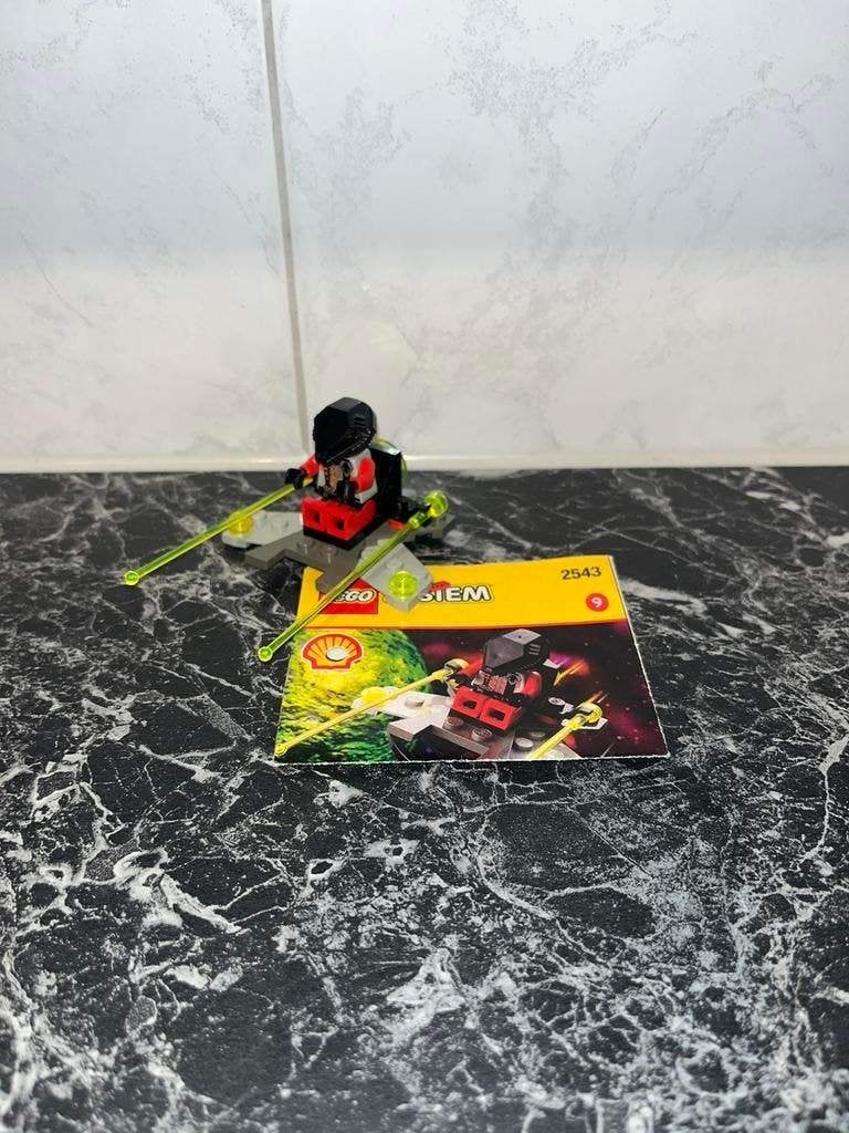 LEGO 2543 Alien Space Plane – 100% compleet!, Ophalen of Verzenden, Zo goed als nieuw, Lego