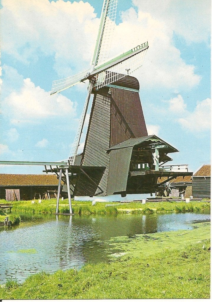 Ansichtkaart Houtzaagmolen De Held Jozua Zaanstad, Ophalen of Verzenden, 1960 tot 1980, Ongelopen, Noord-Holland