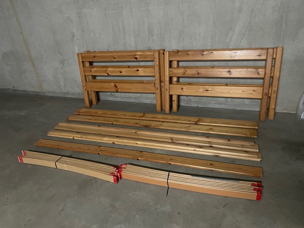 Flexa bed & onderschuifbed, Huis en Inrichting, Ophalen, Gebruikt, 90 cm, Tweepersoons