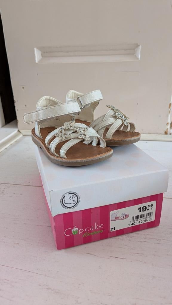Cupcake Couture Sandalen Maat 21 - Zo goed als nieuw, Meisje, Schoenen, Ophalen of Verzenden, Zo goed als nieuw