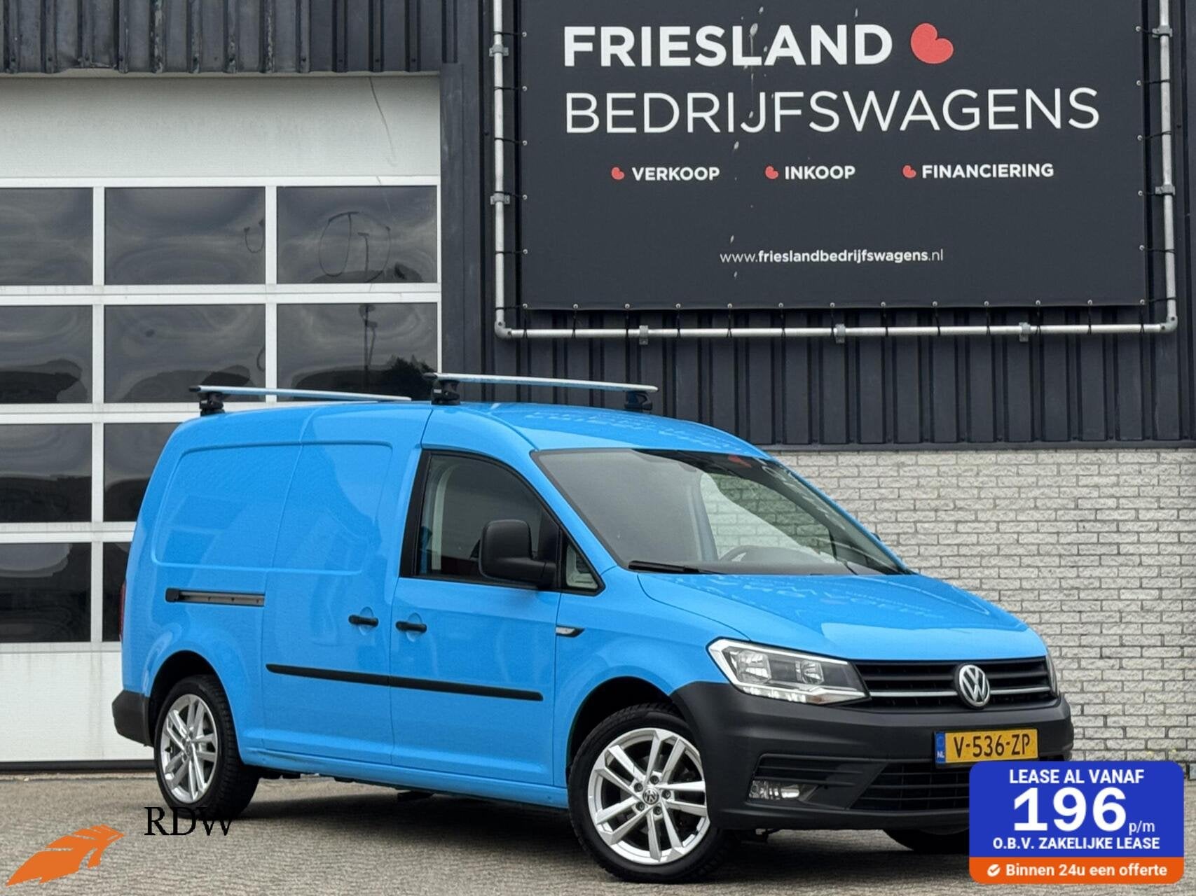 Volkswagen Caddy 2.0 TDI L2 Maxi Highline Trekhaak/Cruise/Na, Auto's, Bestelauto's, Stof, Gebruikt, 4 cilinders, Bedrijf
