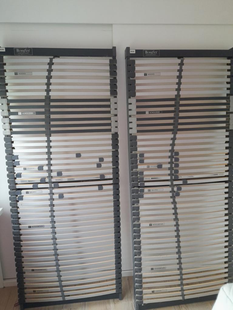 Bossflex lattenbodems, Eenpersoons, Ophalen of Verzenden, Zo goed als nieuw, 80 cm