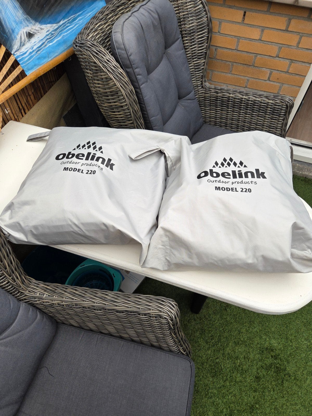 Zijwanden Obelink 220, Ophalen, Gebruikt