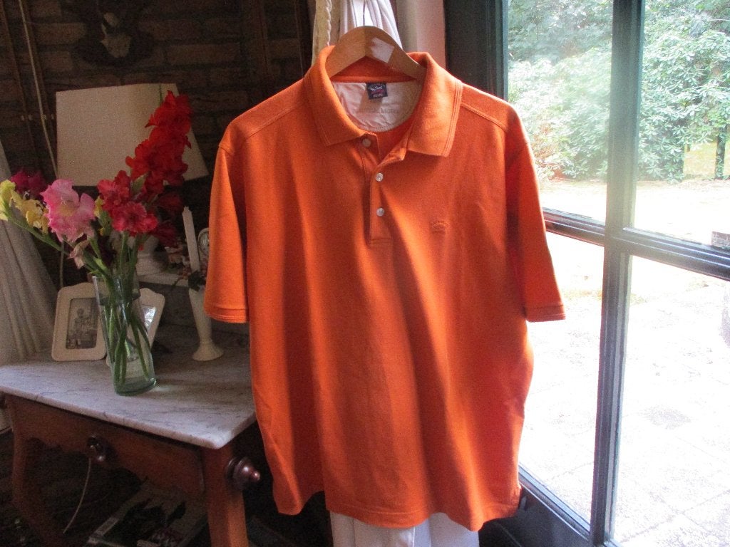 mj/PAUL & SHARK/polo/ maat 2 XL, Shirt, Oranje, Ophalen of Verzenden, Zo goed als nieuw