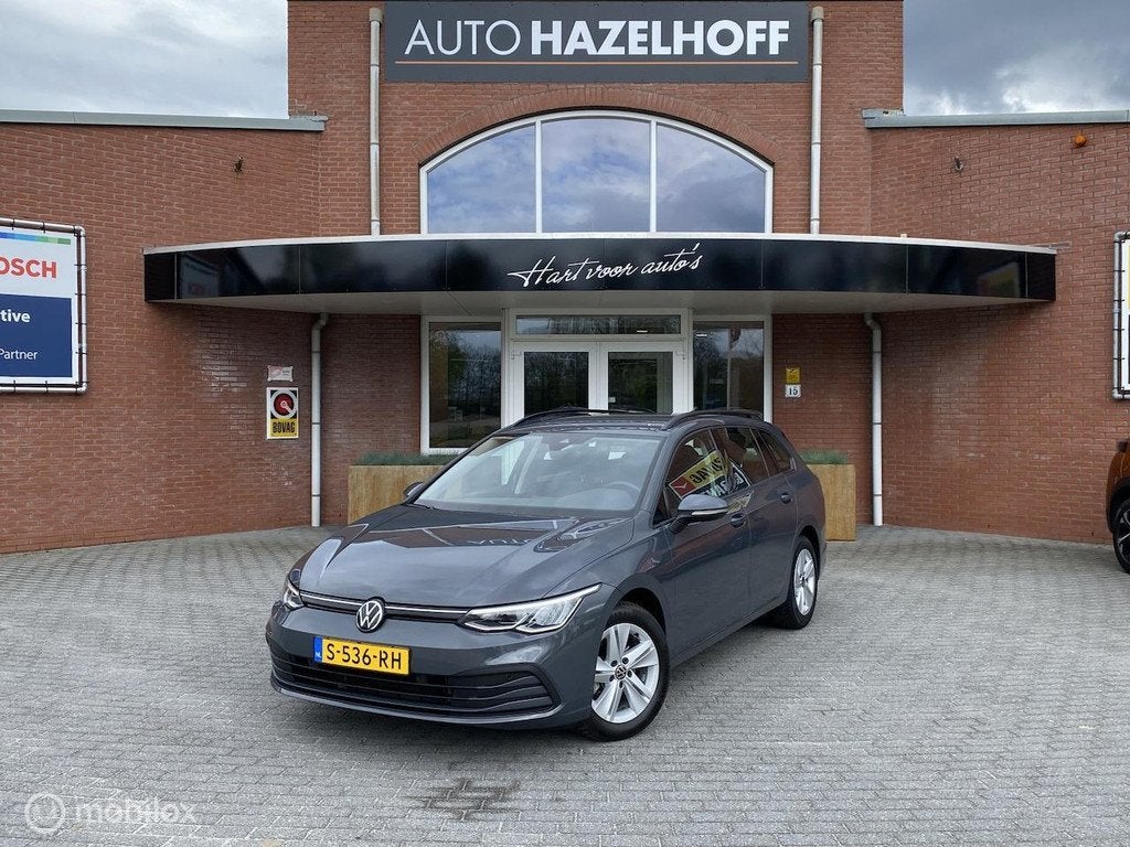 Volkswagen Golf Variant 1.0 eTSI Life Automaat als nieuw 202, Auto's, Volkswagen, Gebruikt, Euro 6, Origineel Nederlands, 3 cilinders
