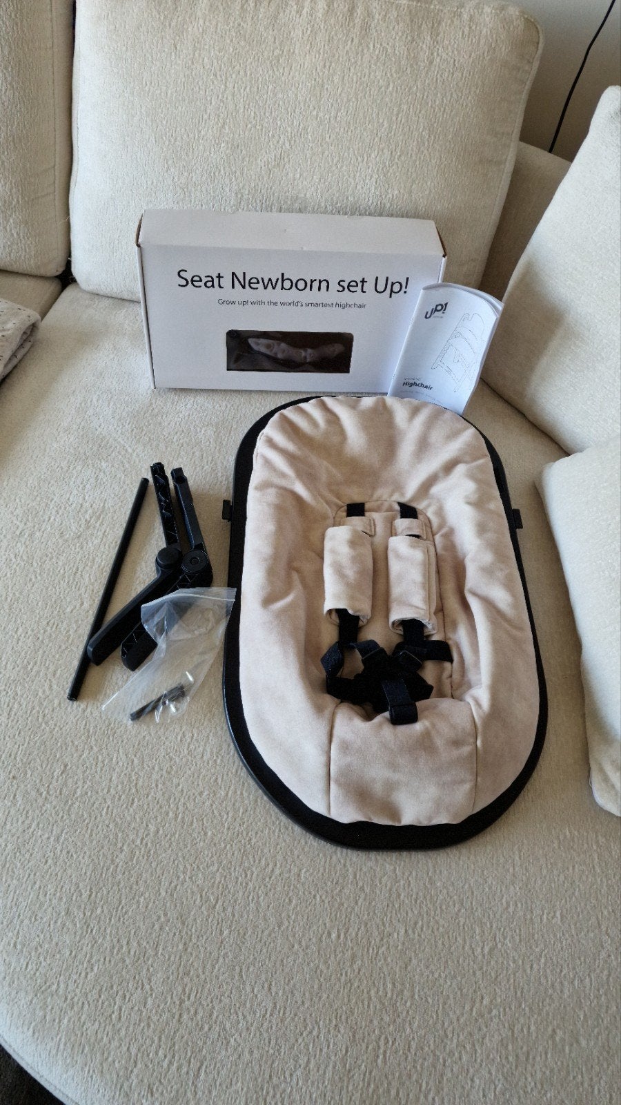 Kidsmill Newborn set Up! + Wipstoel Onderstel, Kinderen en Baby's, Gebruikt, Wipstoel, Met gordel(s) of riempje(s), Ophalen
