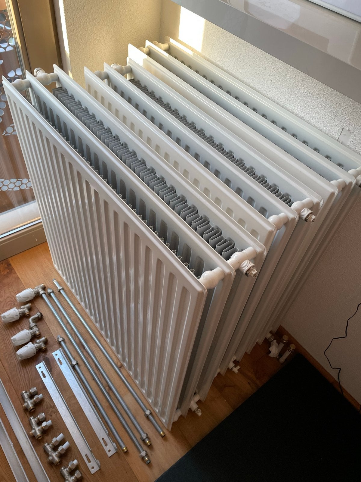 Diverse radiatoren, verschillende afmetingen, Doe-het-zelf en Verbouw, Verwarming en Radiatoren, Ophalen, Gebruikt, Radiator, 60 tot 150 cm