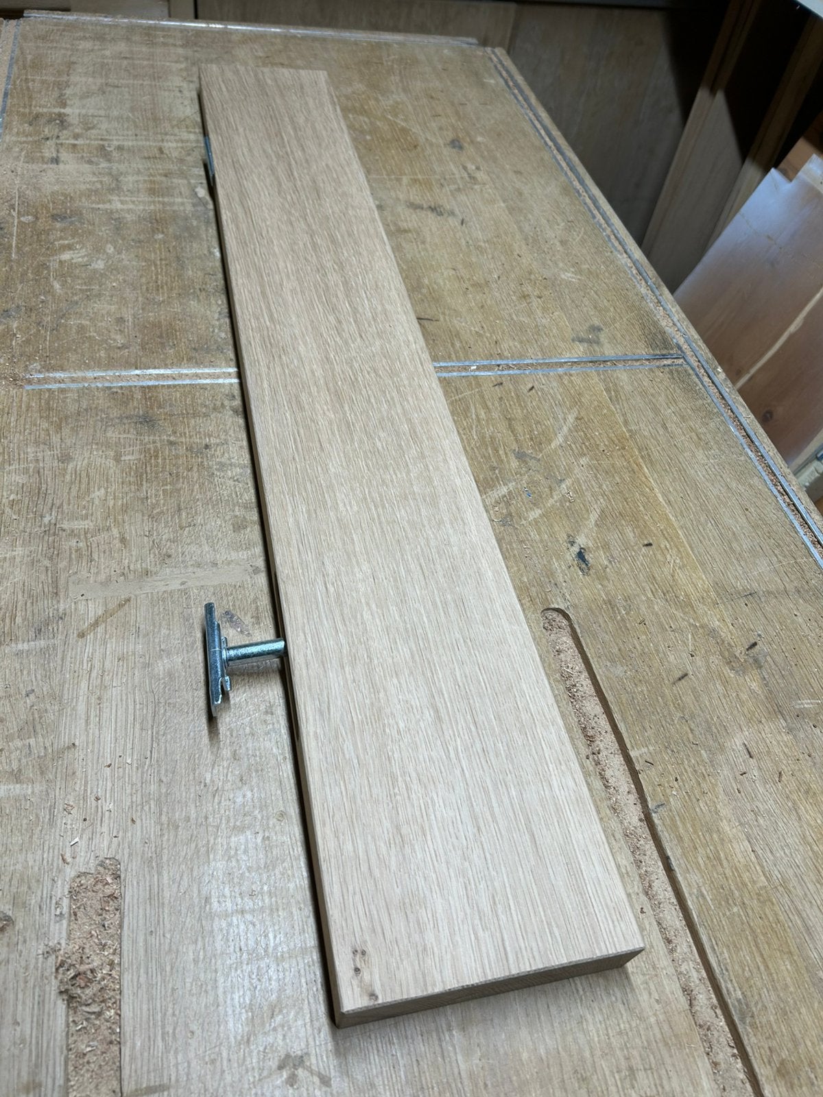 Massief eiken wandplank, Huis en Inrichting, Ophalen of Verzenden, Nieuw