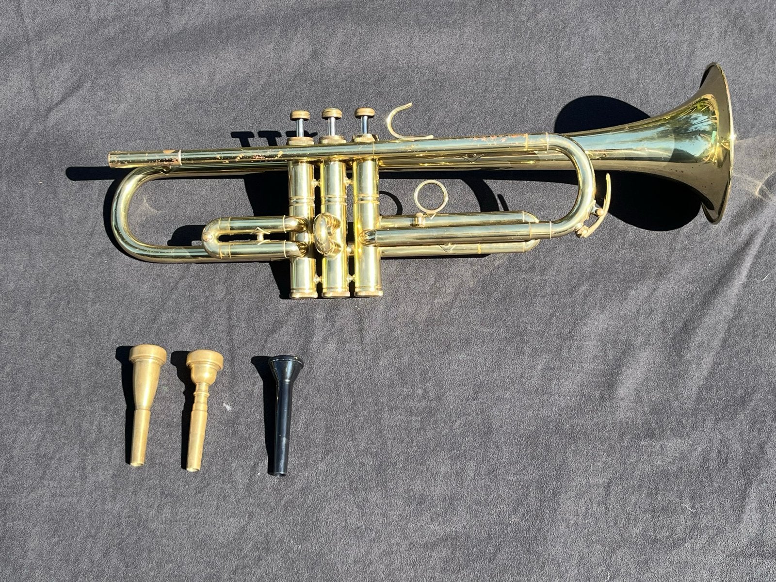 B&H Bes-trompet met Pro-TEC draagtas, Ophalen of Verzenden, Gebruikt, Bes-trompet, Met koffer