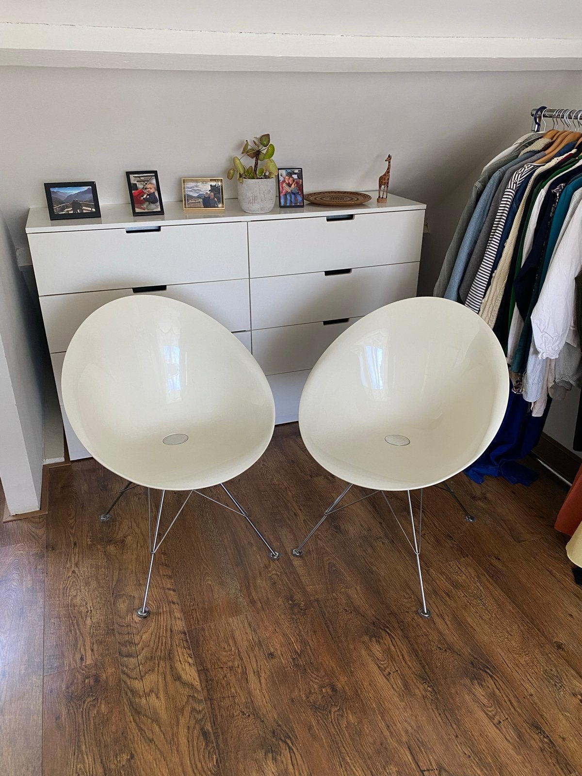 Set van 2 Kartell Ero|S| stoelen van Philippe Starck, Ophalen, Kunststof, Gebruikt, Twee
