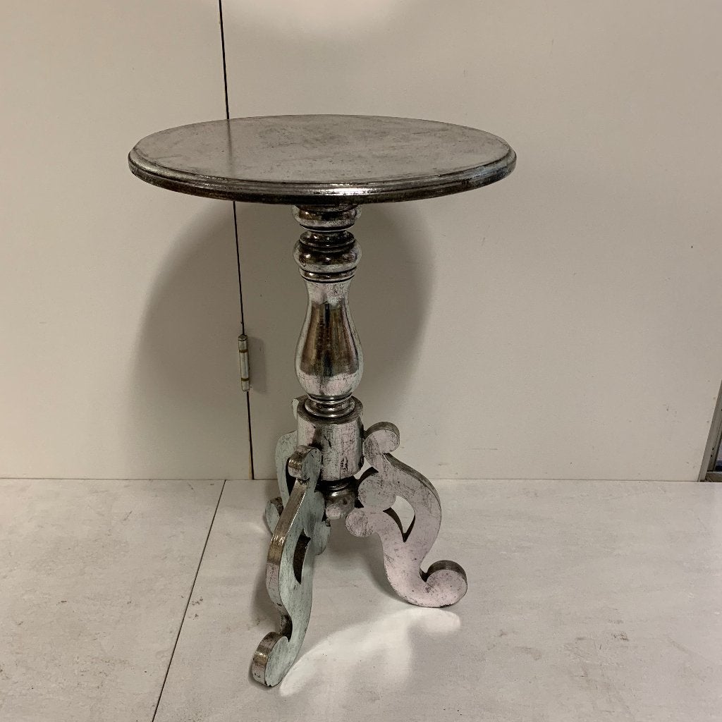 brocante bijzettafel - massief hout – 40 cm – Gratis bezorgd, TTM Wonen, Meubels – (Perzische) Tapijten en Woonaccessoires, Minder dan 55 cm
