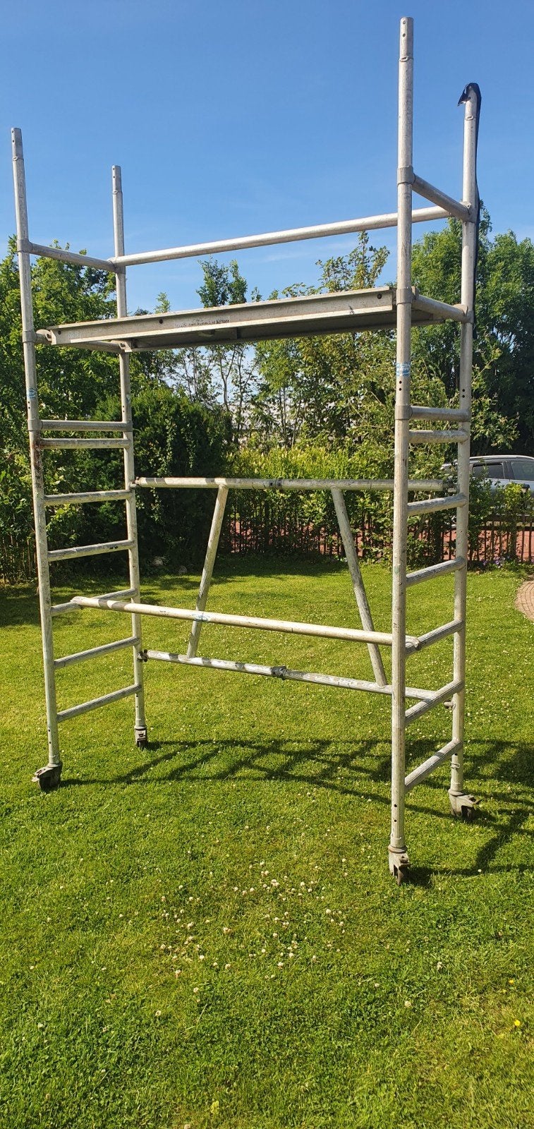 Kamersteiger, steiger, met optopstukken, Ophalen, Gebruikt, Rolsteiger of Kamersteiger, 2 tot 5 meter