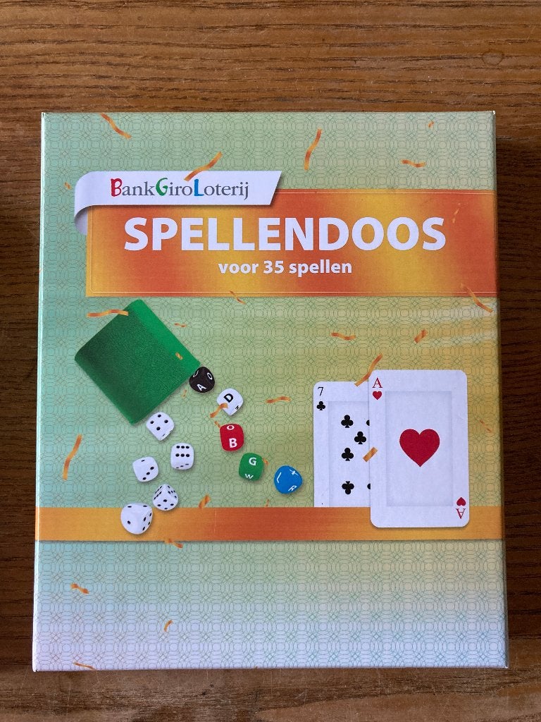 BankGiroLoterij - Spellendoos voor 35 spellen - zgan, Ophalen of Verzenden, Zo goed als nieuw