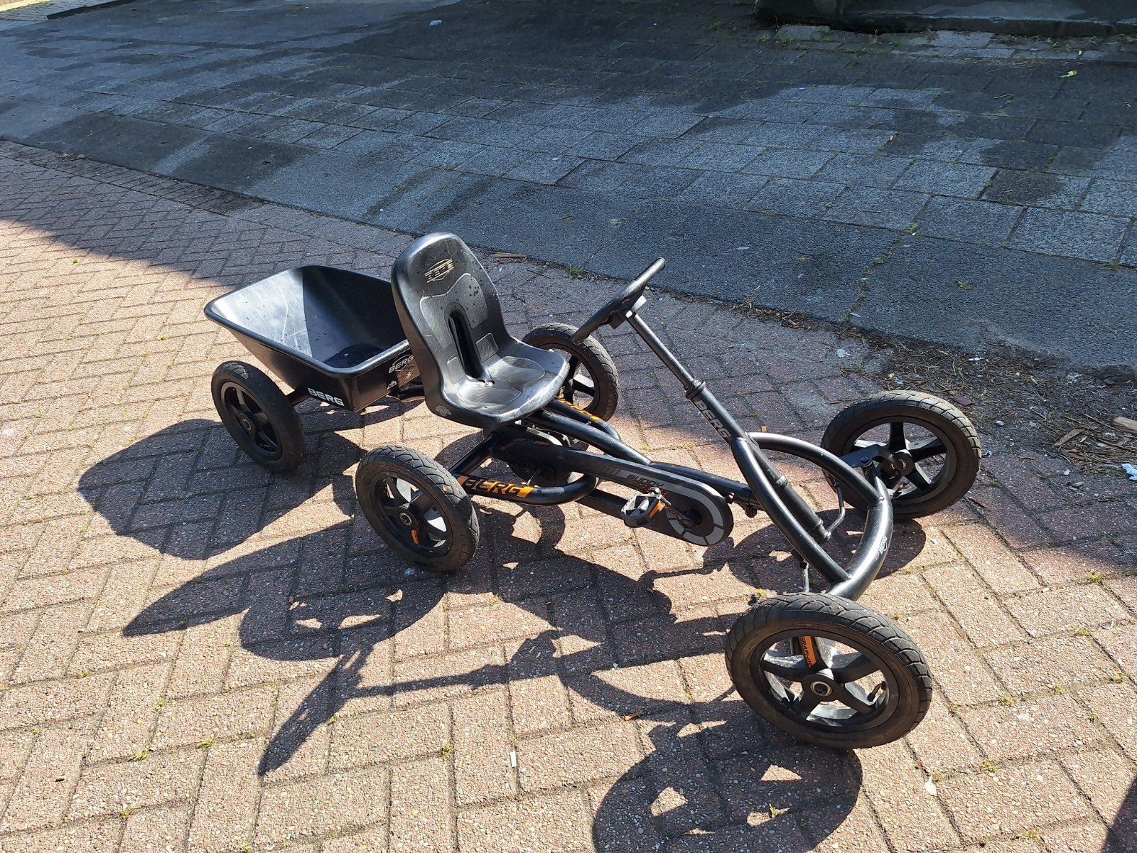 BERG Buddy skelter met aanhanger, Ophalen, Zo goed als nieuw, Trapvoertuig