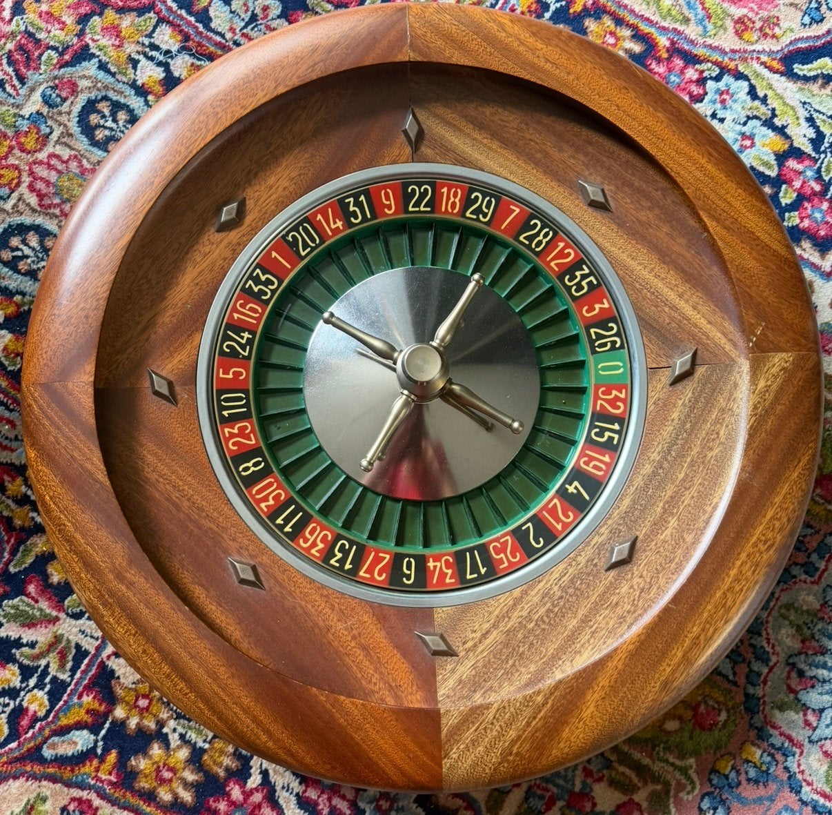 Home Casino Games roulette met poker chips(45cm), Hobby en Vrije tijd, Ophalen, Zo goed als nieuw