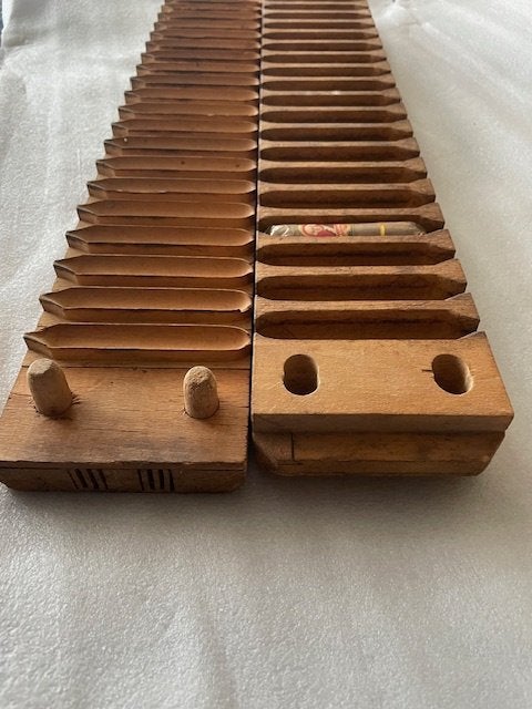 Antiek Houten Sigarenmal, sigaarpers N0. 1550, Antiek en Kunst, Antiek | Gereedschap en Instrumenten, Ophalen of Verzenden
