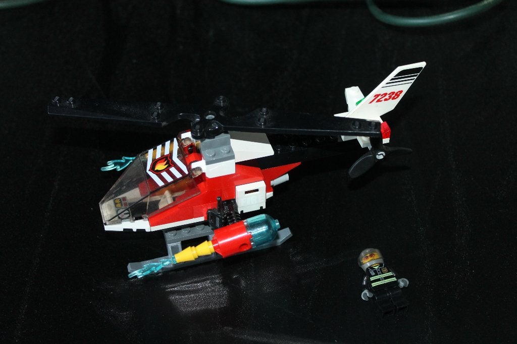 lego city brandweerhelicopter 7238, City, Lego, Ophalen of Verzenden, Zo goed als nieuw