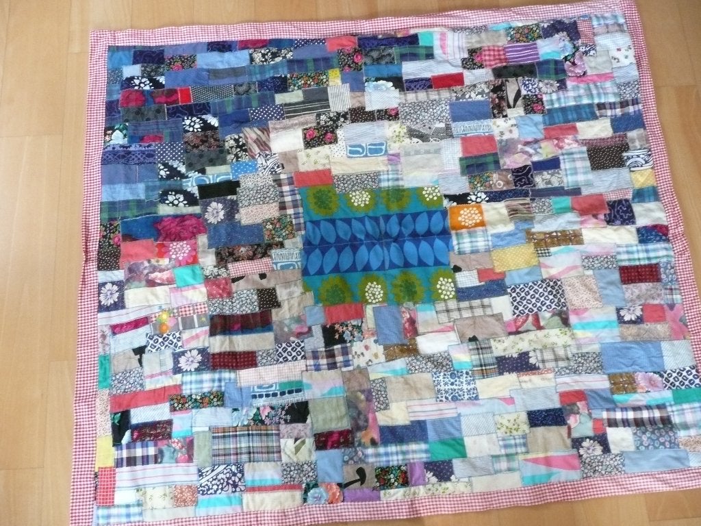 Zelfgemaakt kleed, Handgemaakt, 170 cm, Zo goed als nieuw, 142 cm