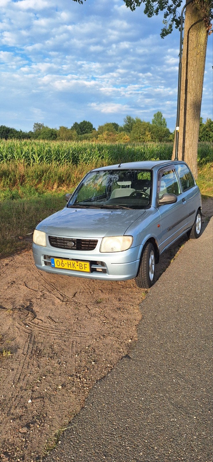 Daihatsu Cuore 1.0 STI 2001 Blauw, Auto's, Daihatsu, Voorwielaandrijving, Stof, 600 kg, 18 €/maand