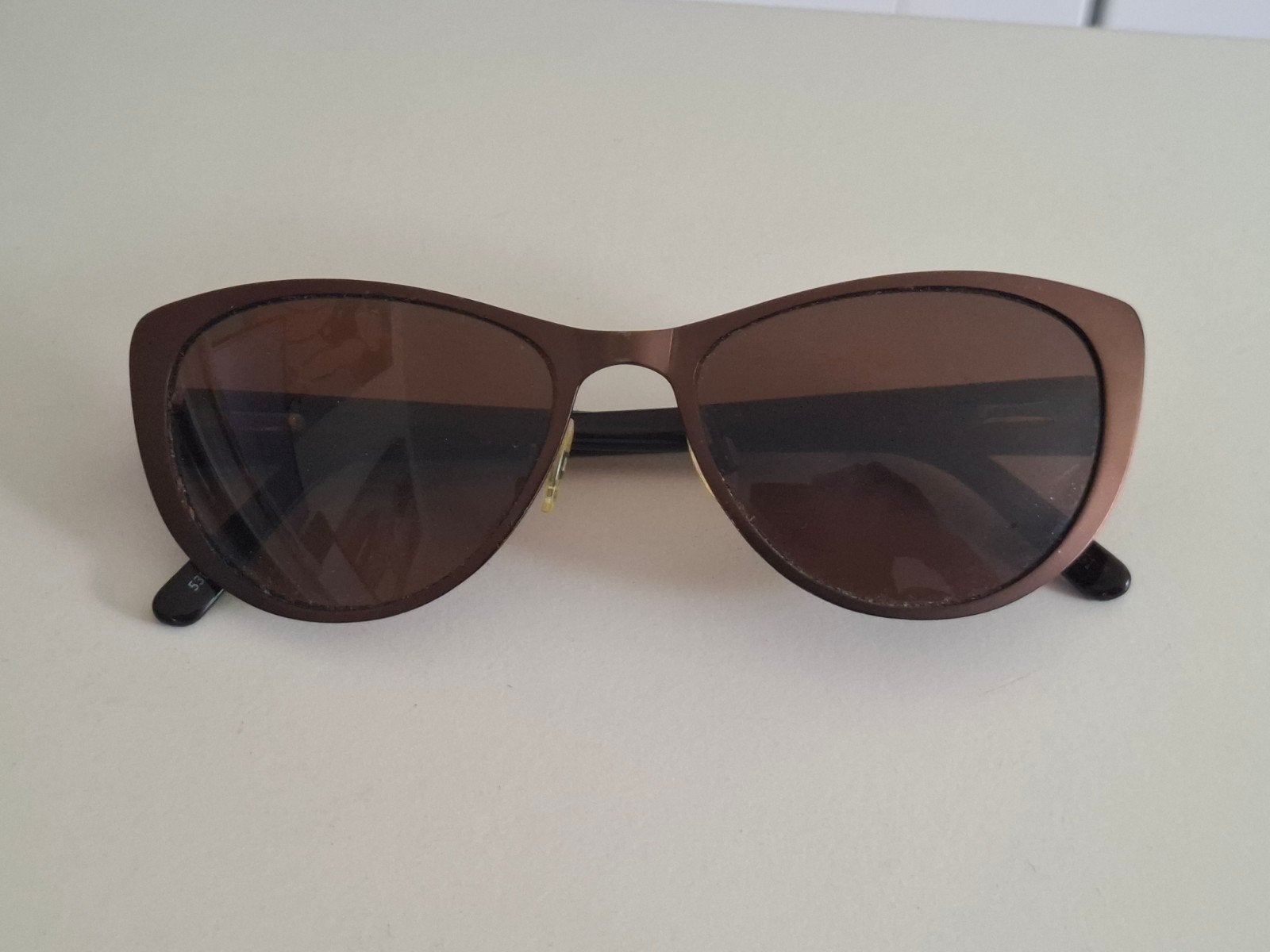 Karen Millen cat-eye zonnebril dames KM Sun Rx 05, Ophalen of Verzenden, Bruin, Overige merken
