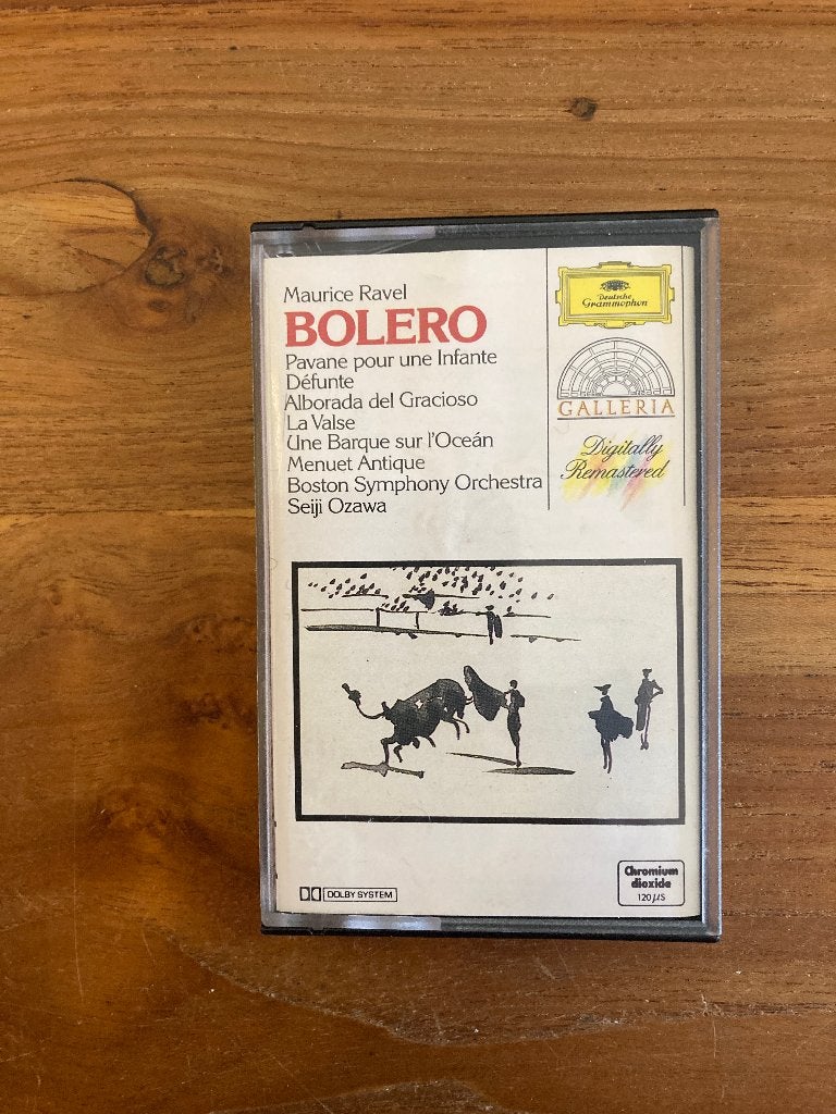 Cassette Maurice Ravel - Bolero (Deutsche Grammophon / Seiji, Verzenden, Klassiek, 1 bandje, Zo goed als nieuw