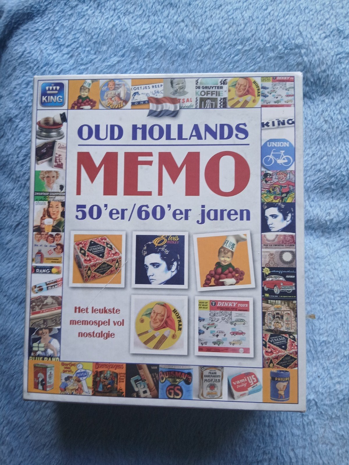 Oud Hollands Memo 50'er/60'er jaren - Nostalgisch spel, Verzamelen, Ophalen of Verzenden, Gebruikt
