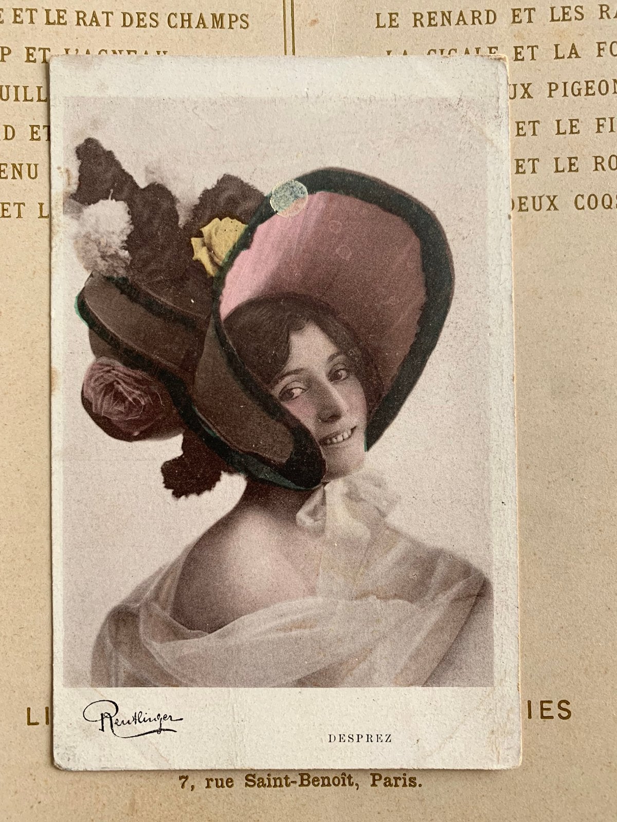 Renée Desprez - actrice - Reutlinger (EL), Verzamelen, Ophalen of Verzenden, Voor 1920, Ongelopen, Sterren en Beroemdheden